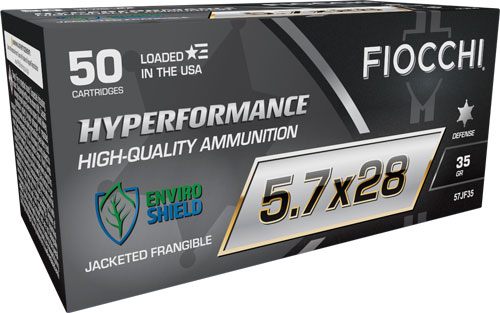 Fiocchi Ammunition 57JF35 Hyperformance 5.7x28mm 35gr Jacketed Frangeable 5 view 2