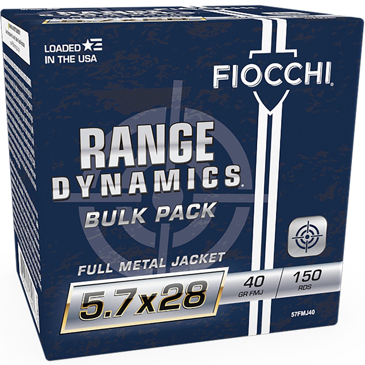 Fiocchi Ammunition 57FMJ40 Range Dynamics 5.7x28mm 40gr Full Metal Jacket 1