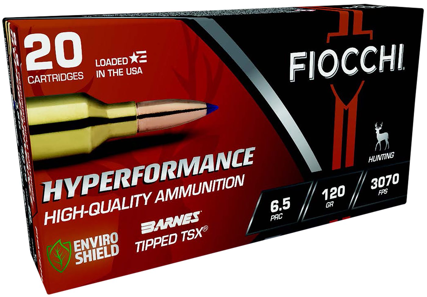 Fiocchi Ammunition 65PRCTT Hyperformance 120gr Barnes Tipped TSX 20 Per Box