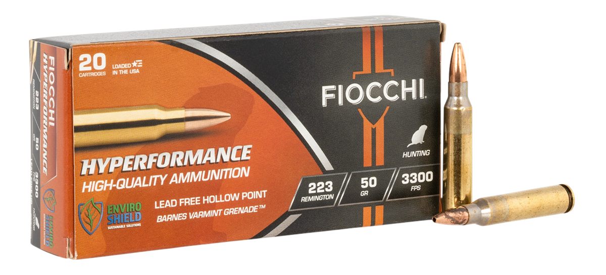 Fiocchi Ammunition 223VG20 Hyperformance 223 Rem 50gr 20 Per Box/10 Case