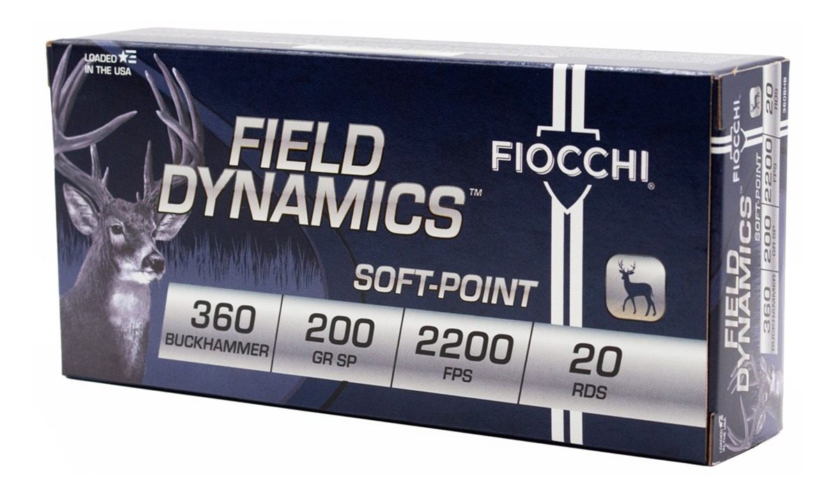Fiocchi Ammunition 360BHB Field Dynamics 360 Buckhammer 200gr Soft Point 20 view 2
