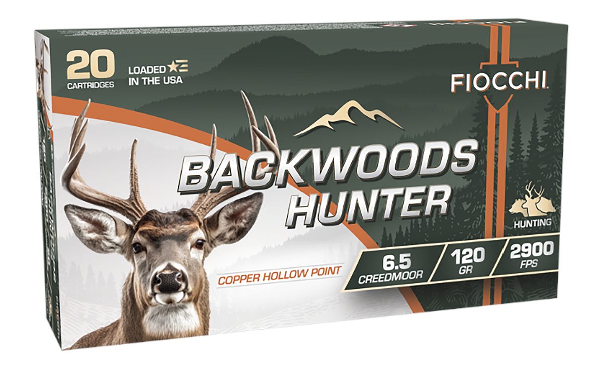 Fiocchi Ammunition 65CMBHC Backwoods Hunter 6.5 Creedmoor 120gr Copper Holl
