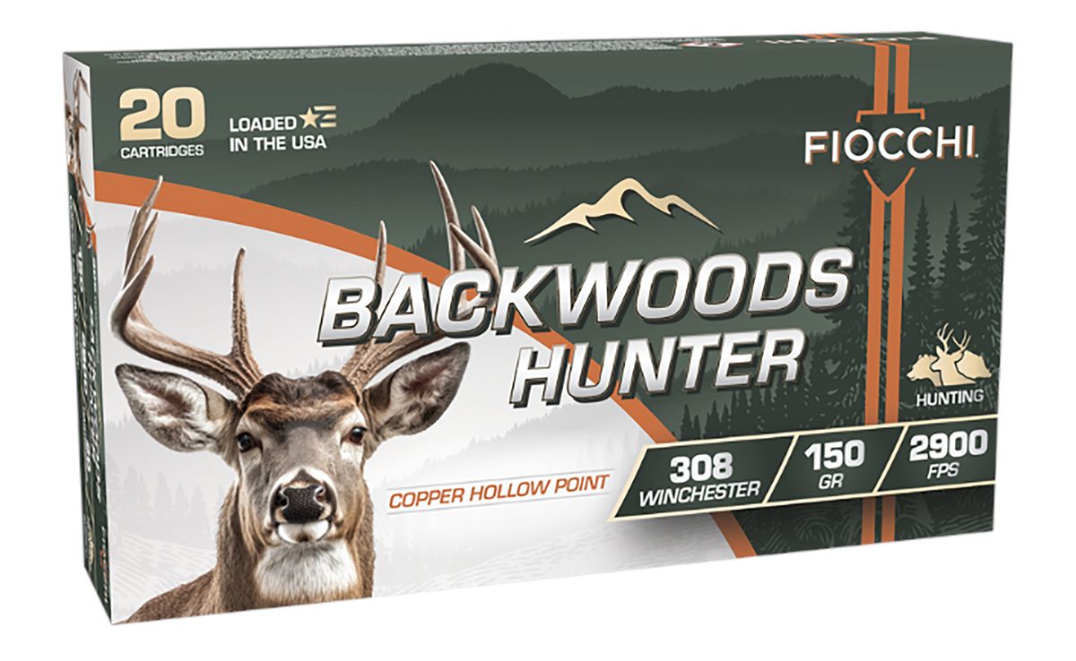 Fiocchi Ammunition 308BHC Backwoods Hunter 308 Win 150gr Copper Hollow Poin
