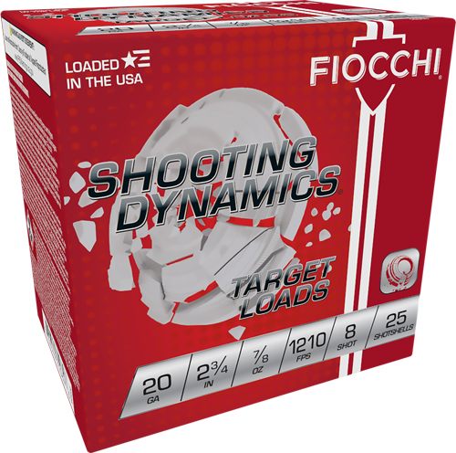 Fiocchi 20GA 2.75in 7/8OZ 8 1210FPS 250RD Case LOT