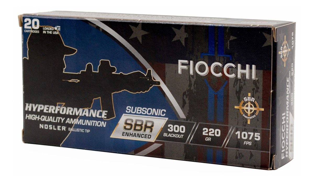 Fiocchi Ammo Hyperformance Sbr 300blk 220gr BT 20/10