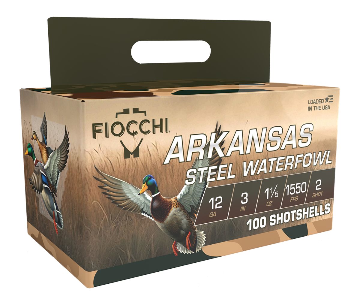 Fiocchi Ammunition Arkansas Steel Waterfowl Shotshells 12ga 3in 1/5oz 1550