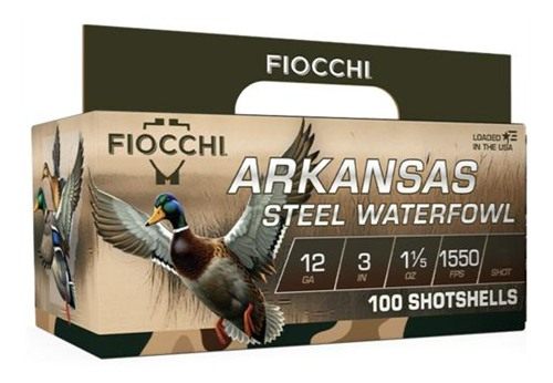 Fiocchi Ammunition Arkansas Steel Waterfowl Shotshells 12ga 3in 1/5oz 1550 view 2