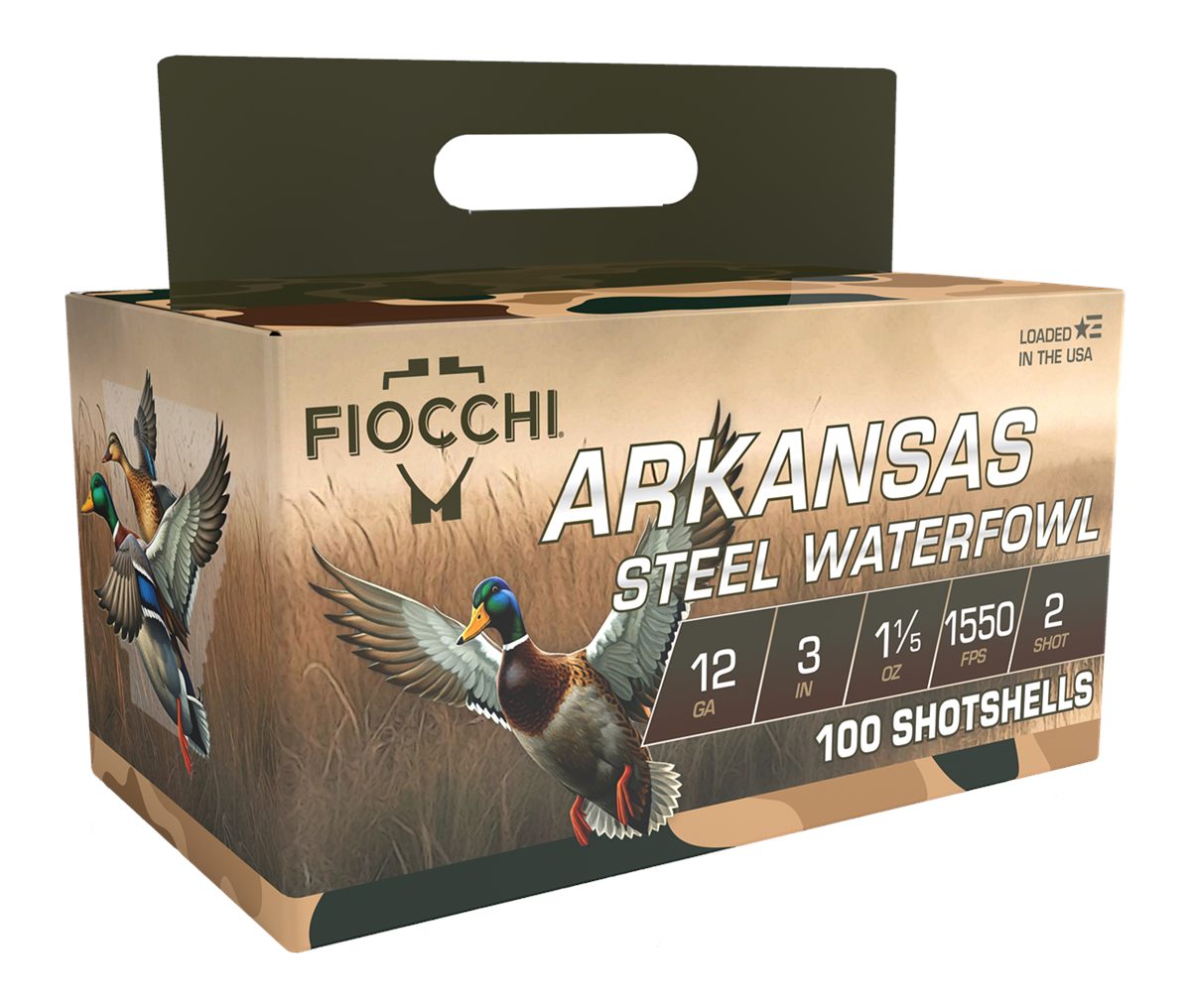 Fiocchi Ammunition Arkansas Steel Waterfowl Shotshells 12ga 3in 1/5oz 1550