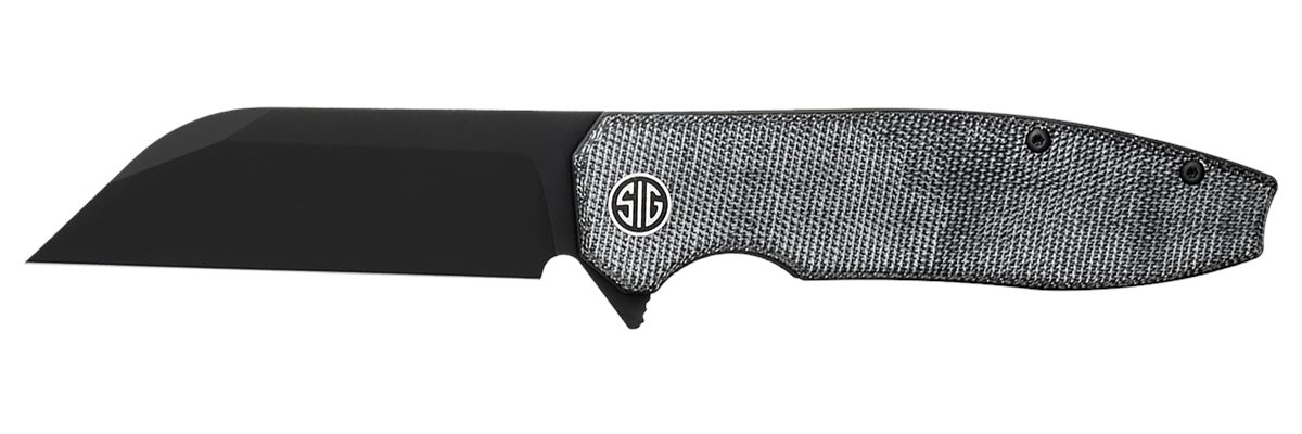 Eikonic Knife Sig Sauer Knives KA8BB Karak 3.25in Folding Wharncliffe Plain