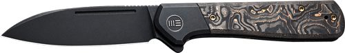 WE Knife Soothsayer 3.48in Black Titanium/Black Stonewas