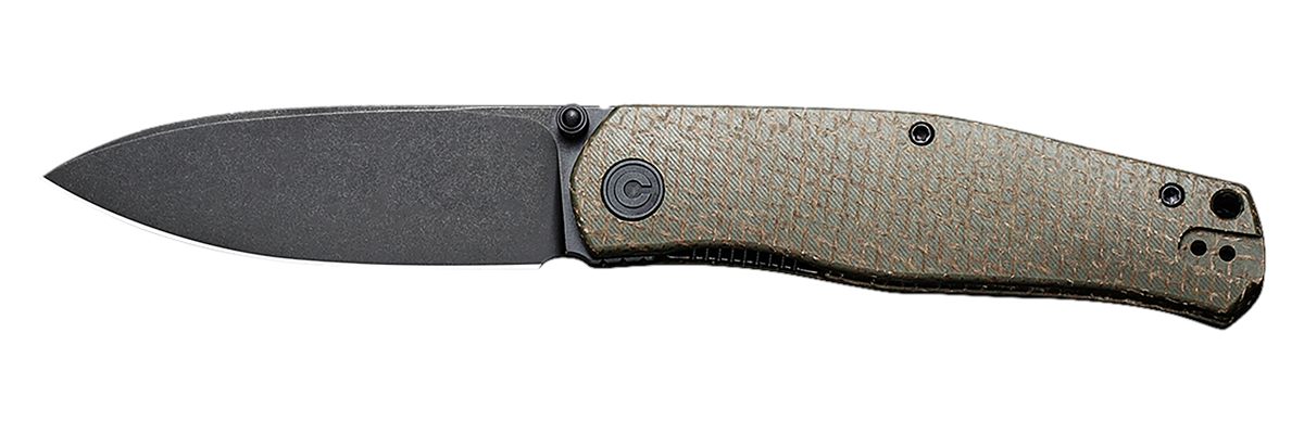 Civivi Knives C22007-2 Sokoke EDC 3.35in Folding Drop Point Plain Black Sto