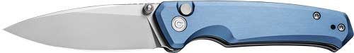 Civivi Knife Altus 2.97in Blue/ Stonewash Button Lock