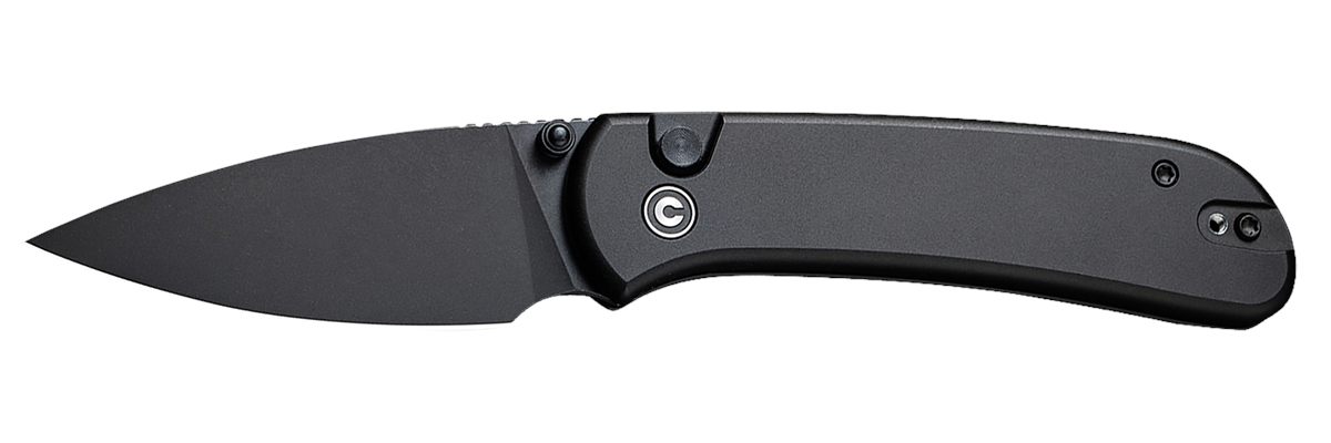 Civivi Knives C22030E-1 Qubit 2.98in Folding Drop Point Plain Black Stonewa