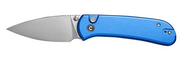 Civivi Knife Quibit 2.98in Blue /Satin Finish Button Lock