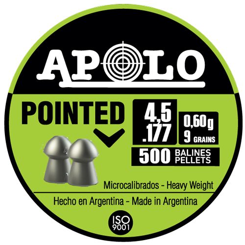 Escort Shotguns Hatsan Apolo Pointed Air Rifle Pellets 177 Cal 9 gr 500/ct