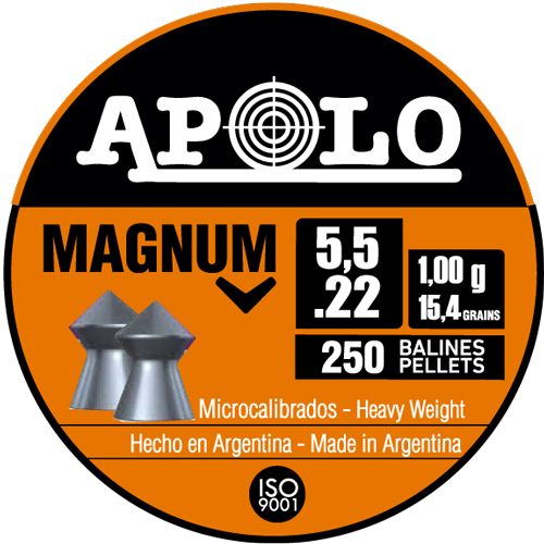 Escort Shotguns Hatsan Apolo Magnum Air Rifle Pellets 22 Cal 15.4 gr 250/ct