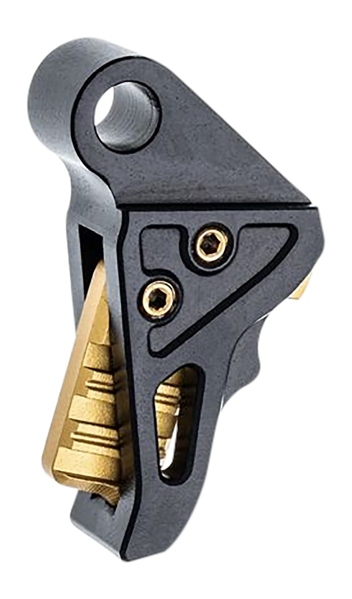 Tyrant CNC Tdhcattrigblk/GOLD I.T.T.S Black Fits Springfield Hellcat Pro