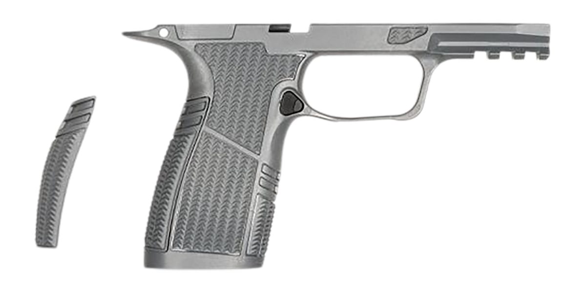 Tyrant CNC TDP365GRMMACROGREY Snub Nose Grip Module Grey Fits Sig P365