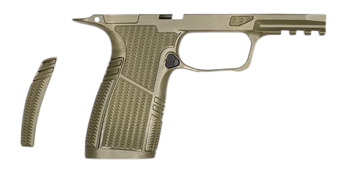 Tyrant CNC TDP365GRMMACROOD Snub Nose Grip Module OD Green Fits Sig P365