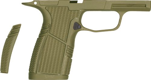 TYRANT CNC SIG P365 GRIP MODULE SNUB SIZE OD GREEN view 2