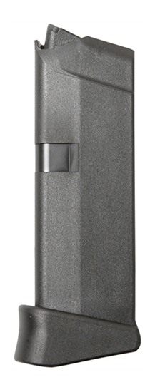 GLOCK Factory Original 43 Magazine w/EXT Finger Black Polymer Rest 9mm Luge view 2