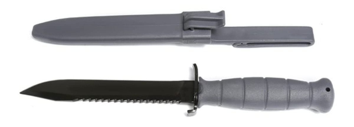 Glock Field Knife Fixed Blade 6.5 Inch Grey Clip Point view 2
