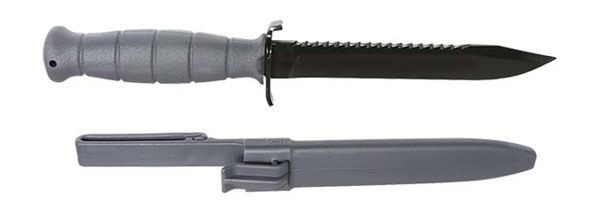 Glock Field Knife Fixed Blade 6.5 Inch Grey Clip Point view 3