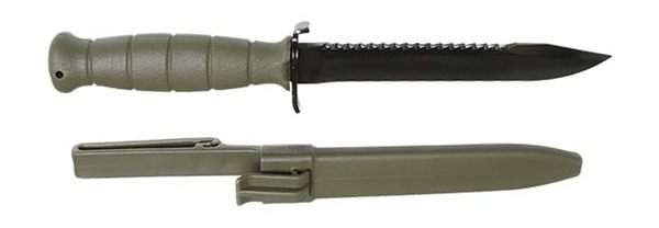 Glock OEM Field Knife 6.5in Fixed Blade with Root Saw, Battlefield Green view 3