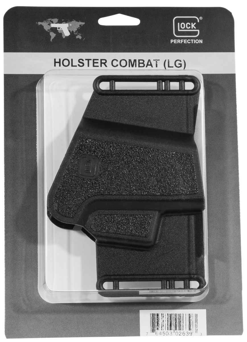 GLOCK HO02639 Sport/Combat OWB Black Polymer Belt Fits 10mm/45ACP/45GAP Amb
