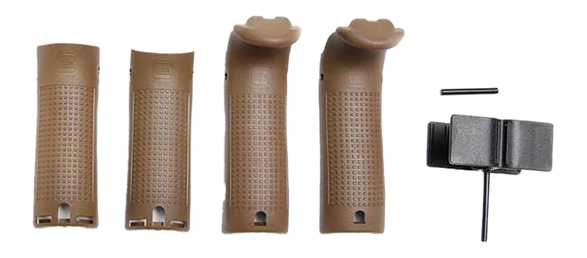 GLOCK 30870 Backstrap/Beavertail Set Dark Earth Polymer