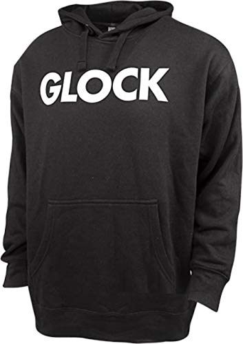 Glock Traditional Type Font Hoodie, Black, 2X-Large view 2