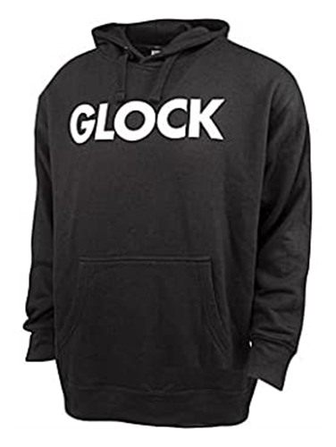 Glock Traditional Type Font Hoodie, Black, 3X-Large view 2