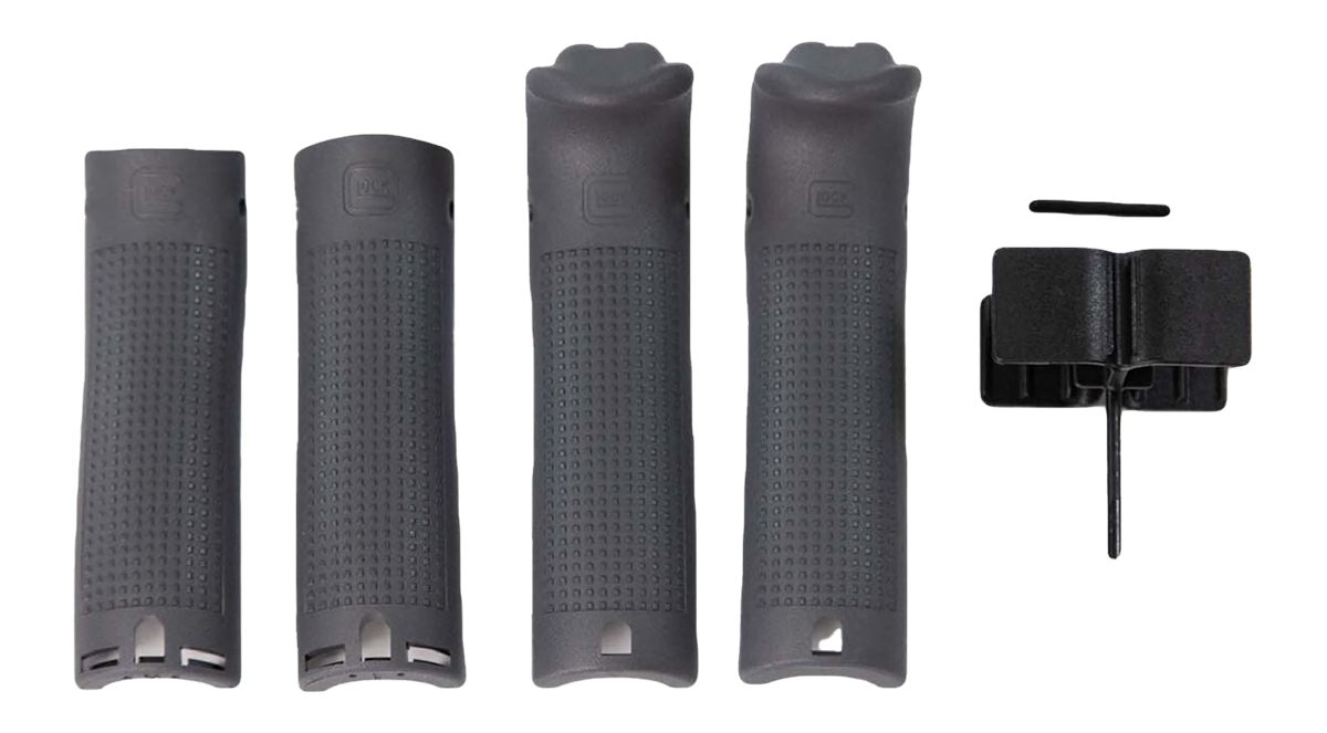 GLOCK 39709 Backstrap/Beavertail Set Gray Polymer