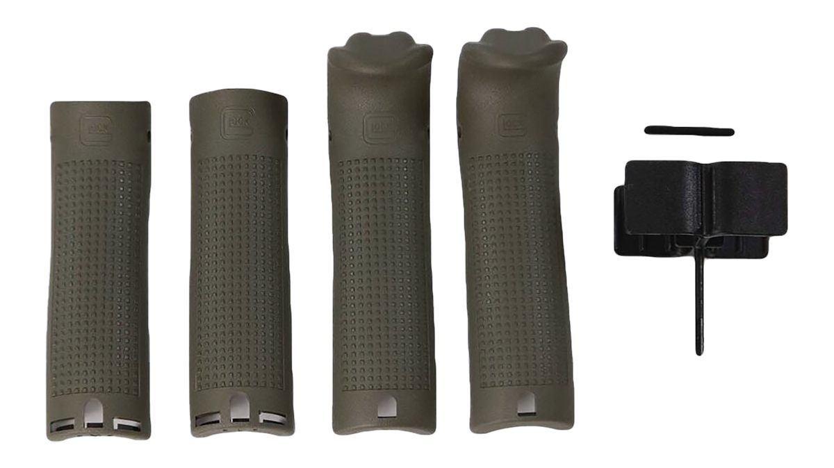GLOCK 39843 Backstrap/Beavertail Set Battlefield Green Polymer