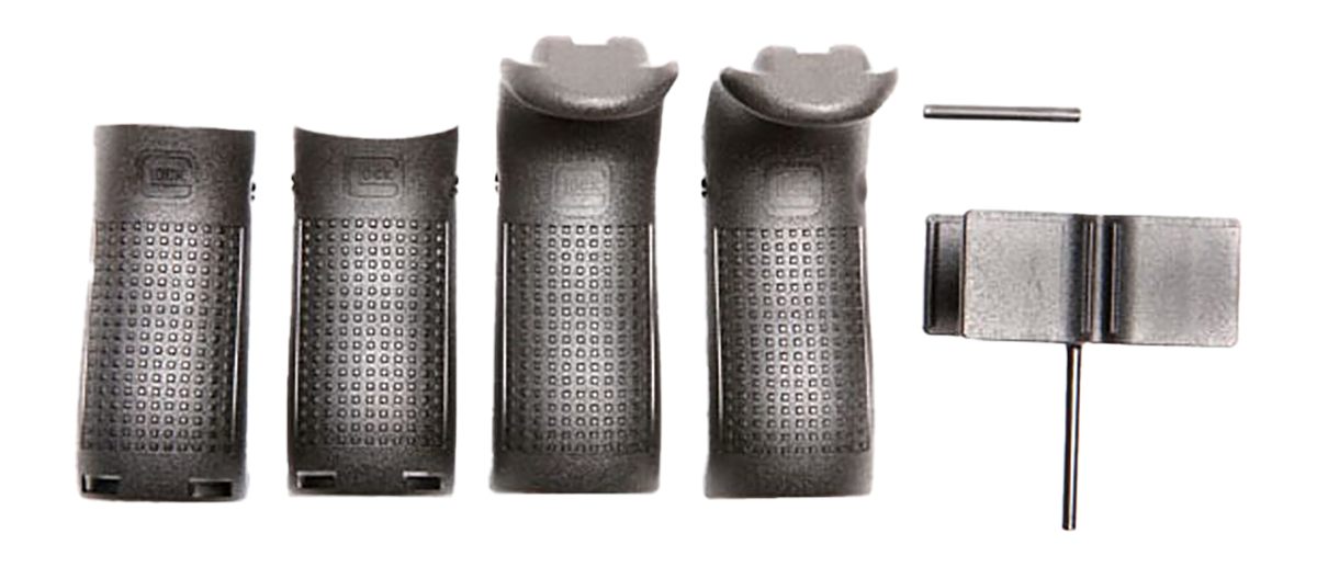 GLOCK 30821 Backstrap/Beavertail Set Black Polymer