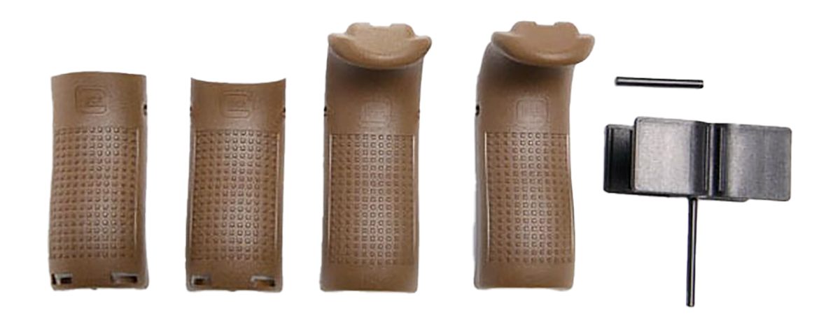 GLOCK 30873 Backstrap/Beavertail Set Dark Earth Polymer