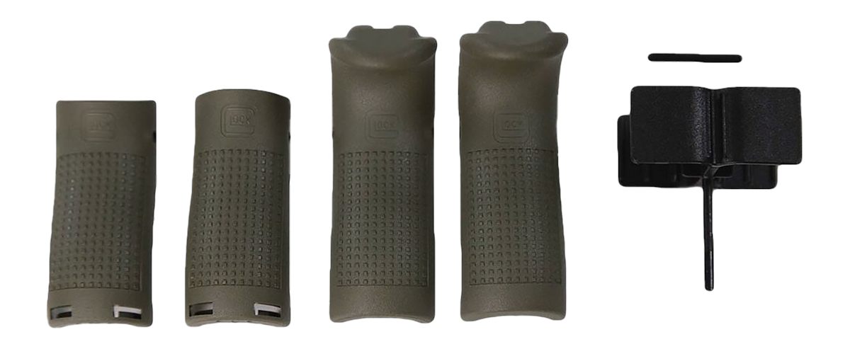 GLOCK 39844 Backstrap/Beavertail Set Battlefield Green Polymer