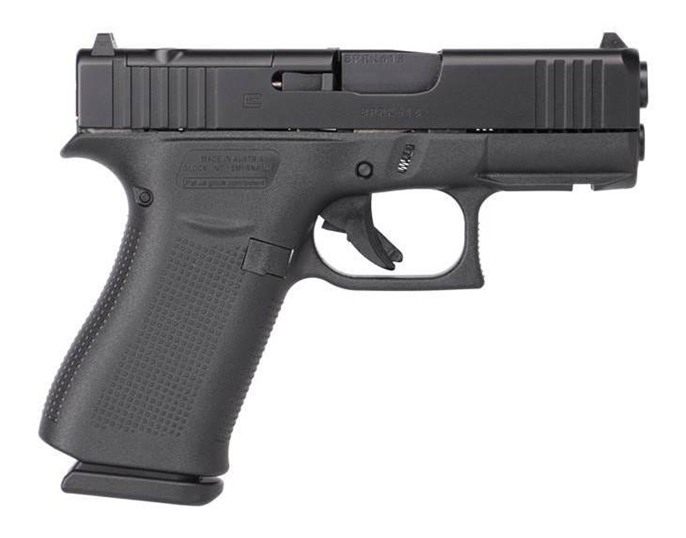 GLOCK UX4350201FRMOS G43X MOS Slim Sub-Compact 9mm Luger 10+1 3.41in Black view 2