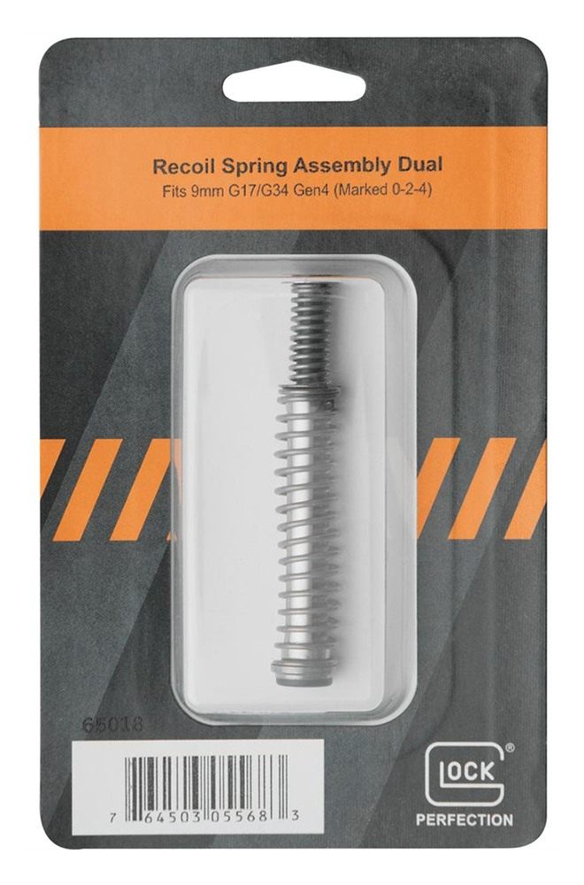 GLOCK Factory Recoil Spring Assembly Dual Fit 9mm Luger G17/G34 Gen 4 Marke