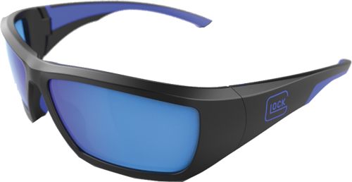 GLOCK AS41040 Blue Line Tactical Glasses Mirror Lens Black view 2