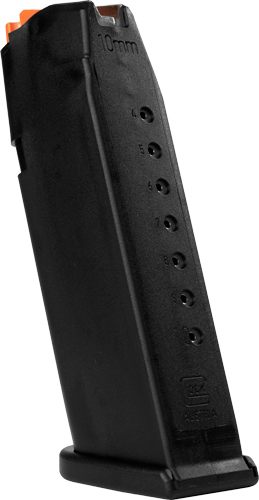 Glock Factory Handgun Magazine for G20 Black with Orange Follower 10mm Auto view 2