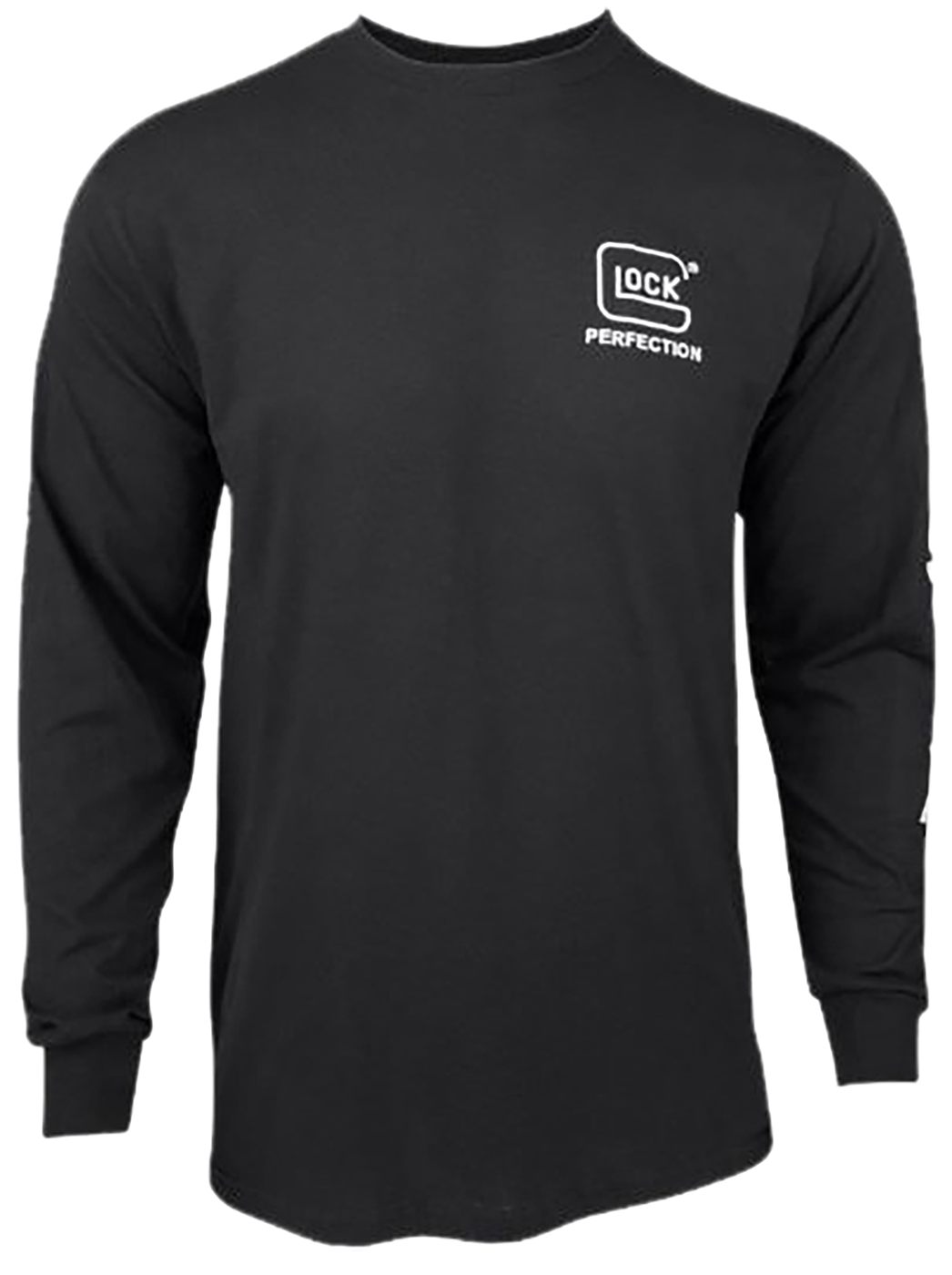 GLOCK AP96101 Perfection Long Sleeve Tee Black Pre-Shrunk Cotton XL