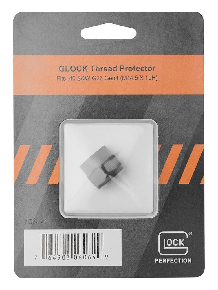 Glock Factory Thread Protector for .40 S W G23 Gen 4 M14.5x1LH Black Pkg view 2