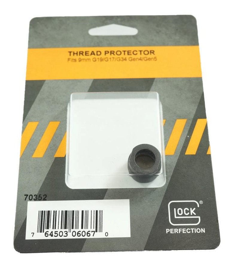 Glock Factory Thread Protector for 9mm Luger G19/G17/G34 Gen 4/5 Black Pkg view 2