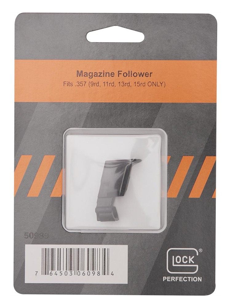 Glock Factory Magazine Follower .357 9rd/11rd/13rd/15rd Only Black