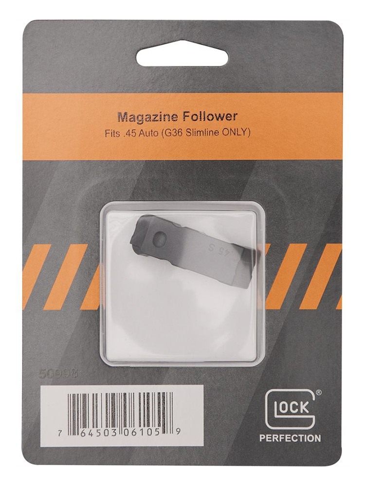 Glock Factory Magazine Follower .45 ACP G36 Slimline Only Black