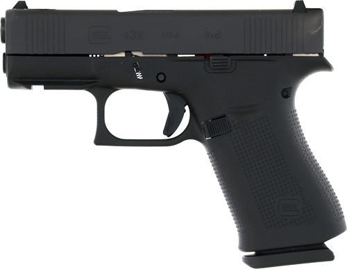 GLOCK UX4350201FR G43X Sub-Compact 9mm Luger 10+1 3.41in Black GMB Barrel view 2