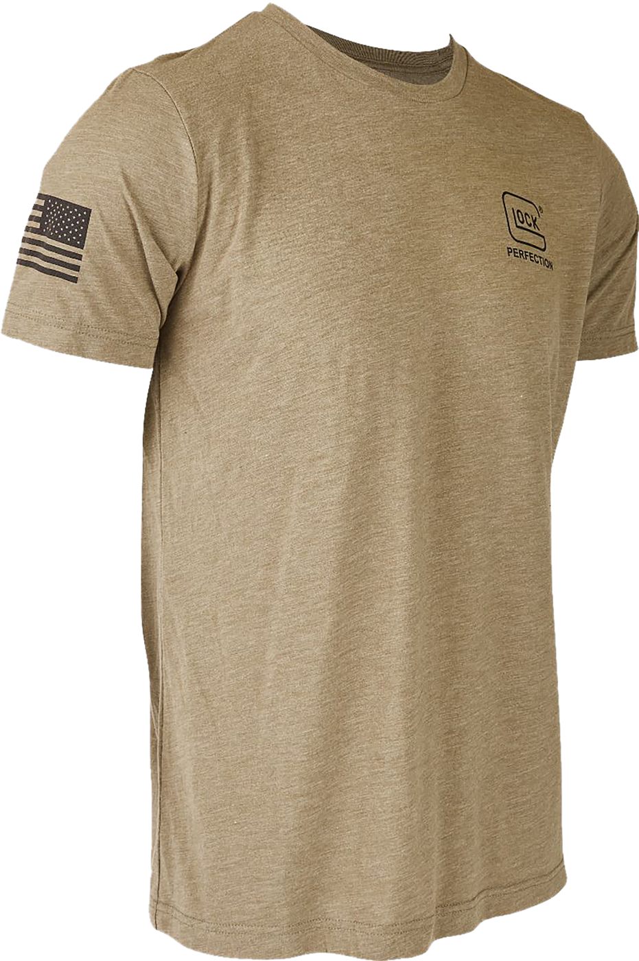 GLOCK AP96312 2nd Amendment Tee Olive Cotton/Polyester Short Sleeve Small