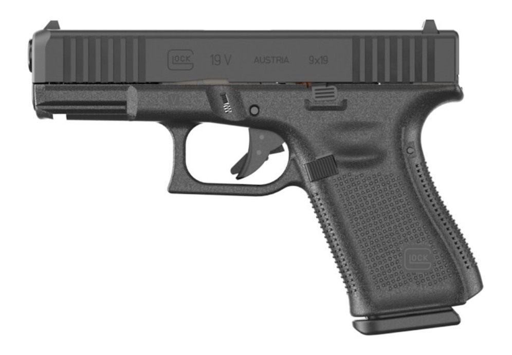 GLOCK PV1950203 G19 V Compact 9mm Luger 15+1 4.02in Black Barrel Steel Serr view 4
