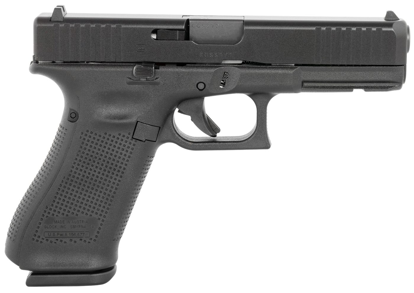 GLOCK PV1750203 G17 V Standard 9mm Luger 17+1 4.49in Black GMB Barrel, nDLC view 2